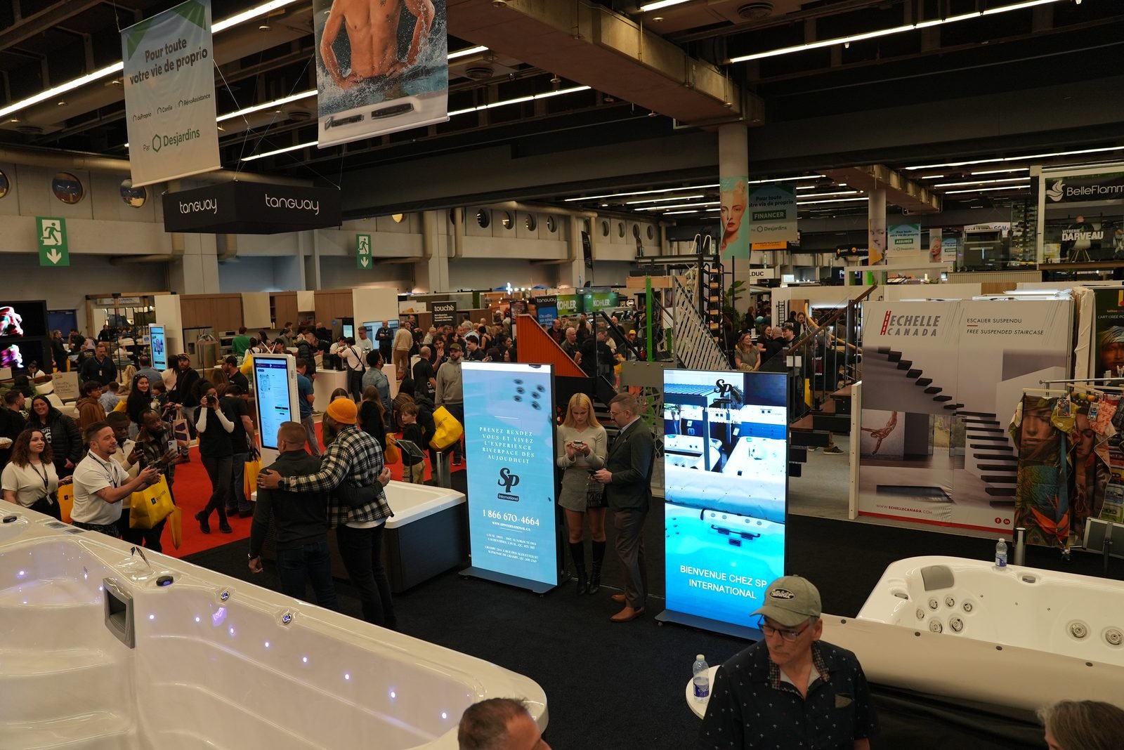 Stand SP International au Salon de Montréal