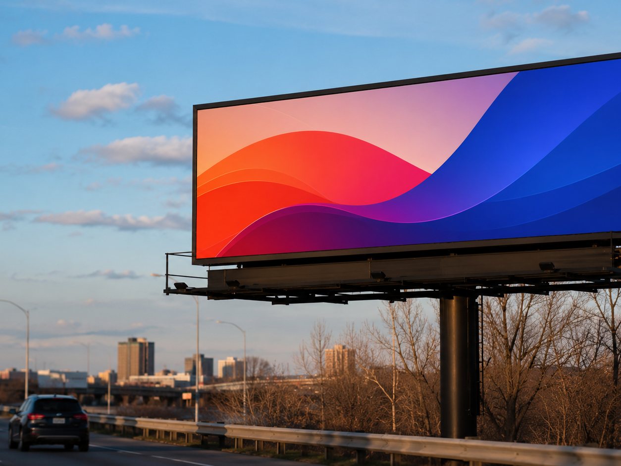 Panneau d'affichage publicitaire outdoor grand format